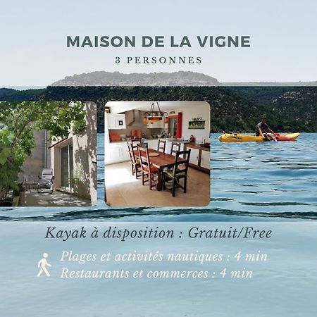 La Maison De La Vigne Bauduen Eksteriør bilde