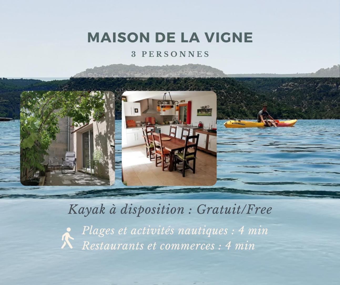 La Maison De La Vigne Bauduen Eksteriør bilde